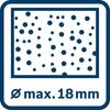 Аккумуляторный перфоратор Bosch GBH 18V-18 без аккумулятора и зарядного без аккумулятора и зарядное устройство