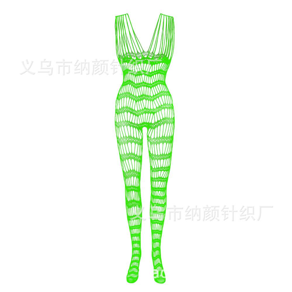 Female Sexy One-piece Netwear, Suspenders, Mesh, Full Body Stockings, Mesh Socks, Erotic Underwear