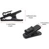 Mini Skater 1 Inch Length Small Earphone Wire Clips Headphone Mount Cable Clothing Clip Earbud Clip To Keep Earphone/Microphone Cord In Place for