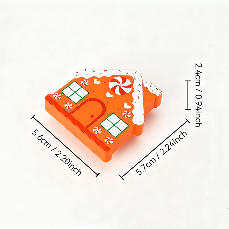 

WTEMPO Christmas Decorative Cabinet Handle Covers Stretch Over Hardware Decorations Holiday Christmas Festive Door Knobs for Kitchen Bathroom Dressers 4pcs оранжевый