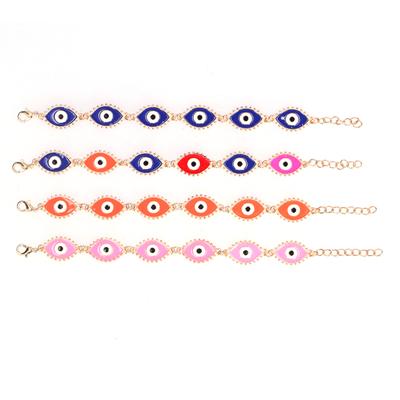 4pcs Evil Eye Bracelet Lucky Different Colors Elegant Style Attractive Decorative Accessories for Women Girl