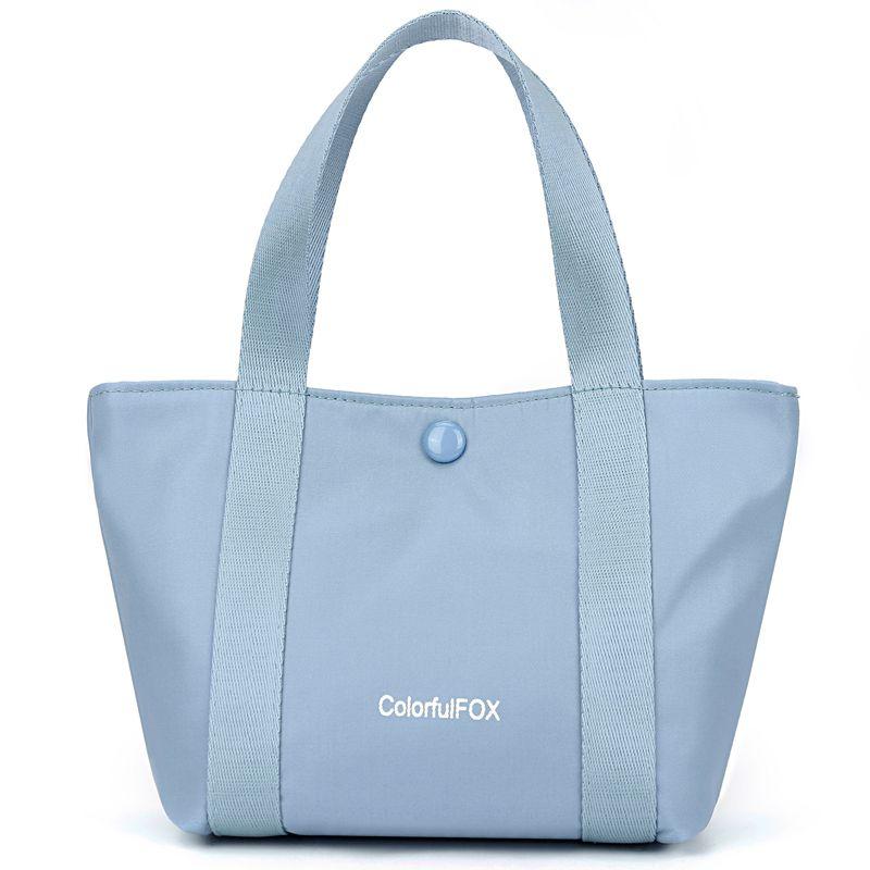 

Nylon Waterproof Small Bag for Women 2024 New Arrival Trendy Lightweight Western Style Handbag for Women Minimalist Casual Handbag Ice Blue