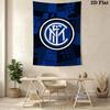 Inter Milan Crest Wallpaper Bedding 1 Duvet Cover 2 Pillowcase Without Core Christmas Birthday Gift Duvet Cover And Pillowcase