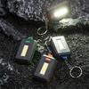 3 Light Mode Outdoor Mini Emergency Light Keychain Work Lamp for Fishing Camping Hiking Keychain Flashlight Portable