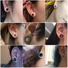 2Pcs/lot 2mm-30mm Stainless Steel Ear Stretcher Expanders Tunnels and Plugs Earrings Screwed Back Ear Dilations Ear Expansions