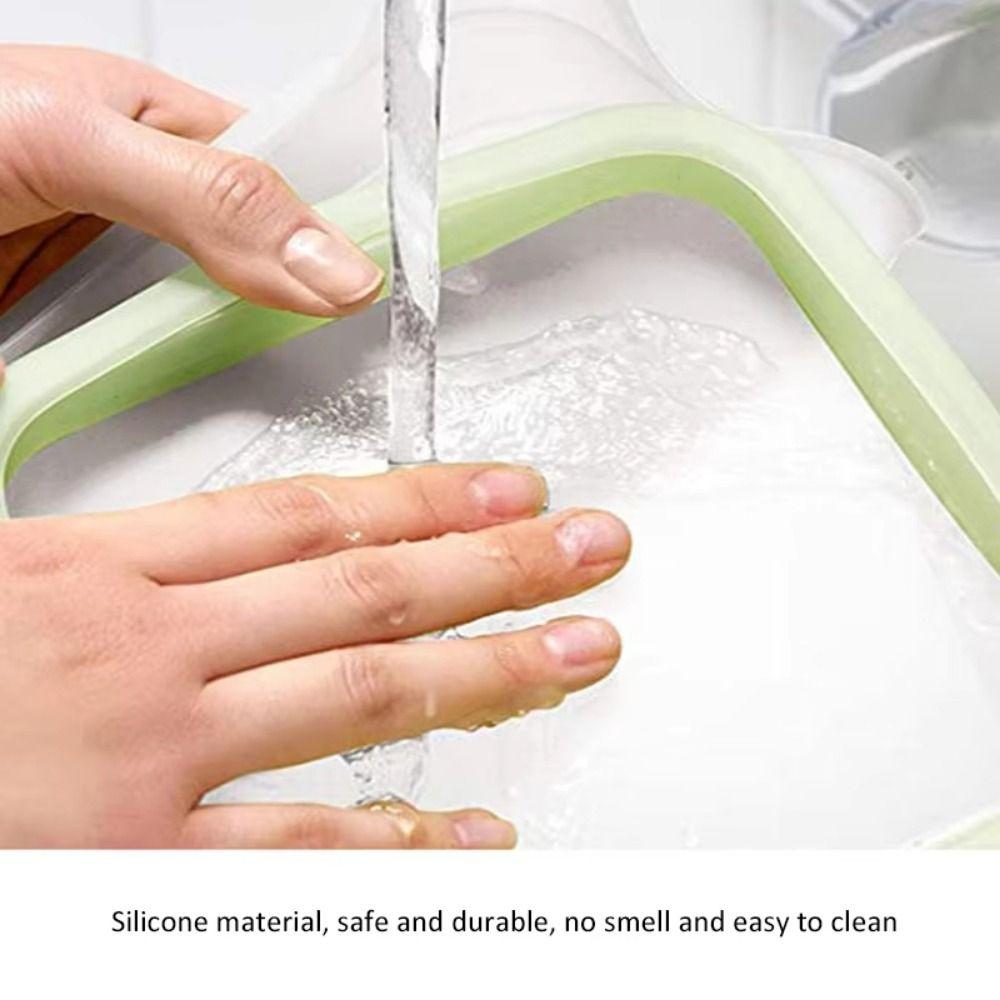 Portable Silicone Sandwich Holder Soft Sealed Leakproof Sandwich Container Foldable Insulated Lunchbox Bakery Boxes