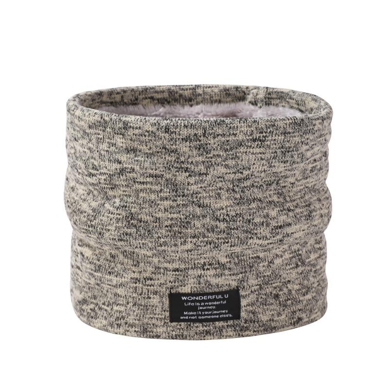 

Зимний шарф Унисекс бархатный утолщенный защита шеи Уличная велосипедная маска Универсальный вязаный теплый шарф-пуловер