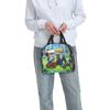 Custom D-Digimons Resuable Lunch Box Unisex Waterproof Cartoon Thermal Cooler Food Insulated Lunch Bag Office Work