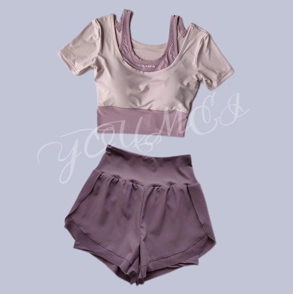 Women's Quick-Drying Mid-Waist Yoga & Running Shorts