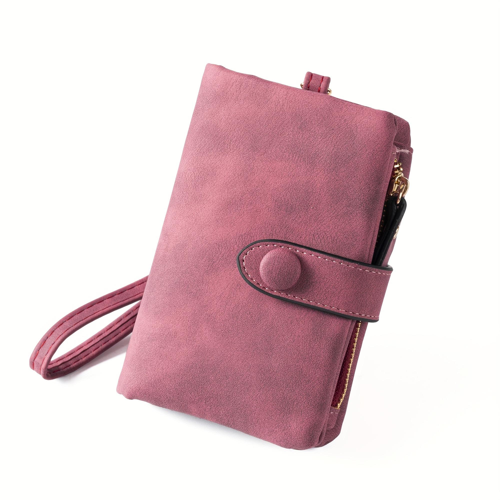 Vintage Style Women S Wallet Continental Clutch with Snap Closure Zip Pocket Polyester Lined Multi-functional Large Capacity for Coins and Cards 1239₽