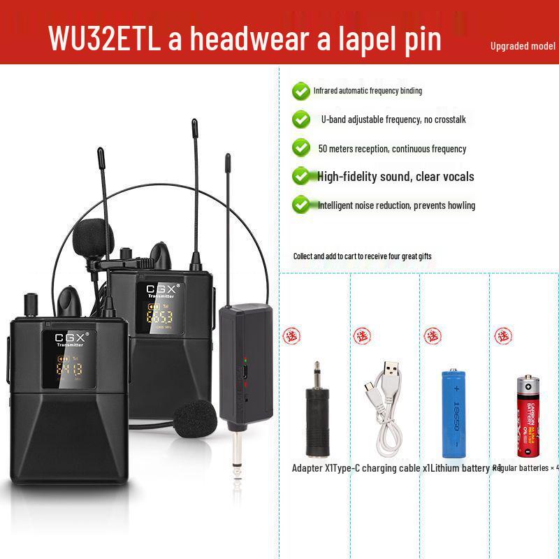 UHF Wireless Lavalier Microphone for Mobile Live Streaming & Vlogging - Special Offer