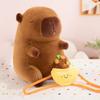 Stuffed Simulation Capybara Toy Soft Stuffed Capybara Doll Capybara Plush Doll  Children Toys