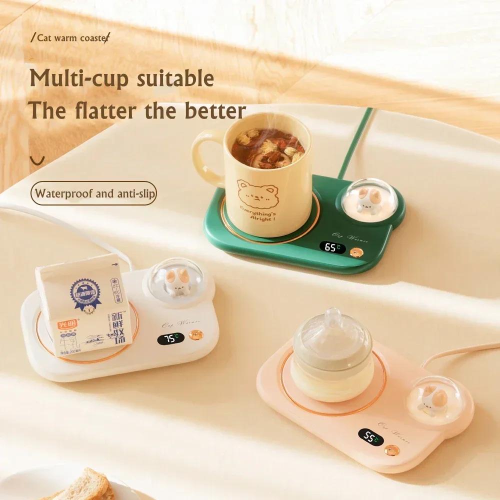 Cup Warmer Heat Beverage Mug Mat Keep Drink Warm Heater Heating Coaster Pad for Coffee Milk Tea 220V 20W 3 Gear