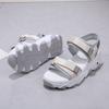 Summer Casual Womens Open Toe Sandals With Breathable Pu Upper For Beach And Daily Wear