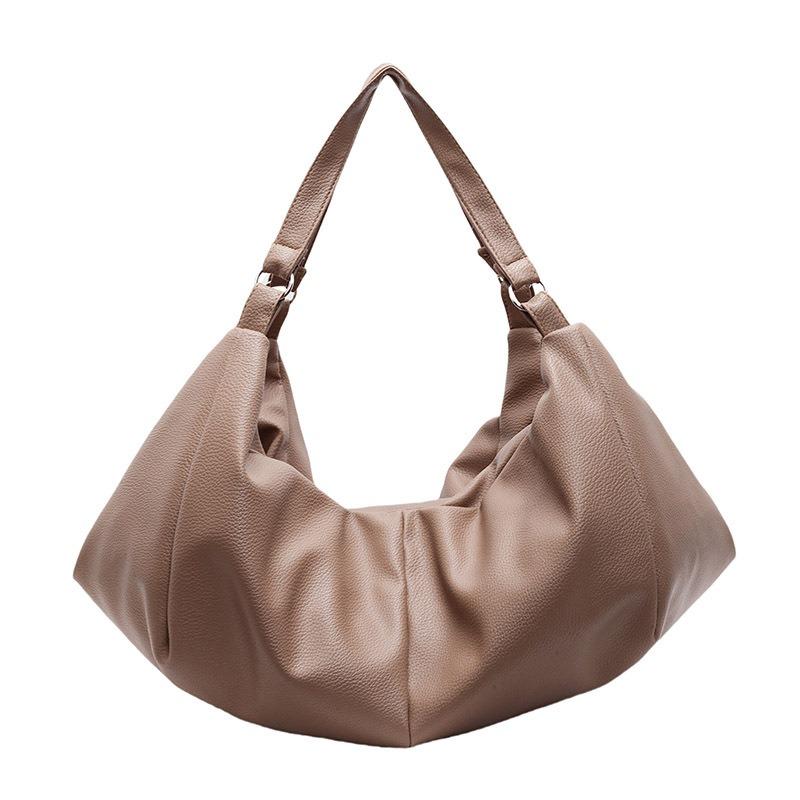 Bag Women's New High-end Relaxation Lazy Wind Underarm Stray Dumpling Bag Large-capacity Commuter Shoulder Bag
