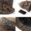 WTEMPO Mom's Casual Bow Outdoor Commuting Cold-proof Windproof Bucket Hats Women's Solid Color Warm Winter Printed Hats