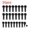 10/25pcs TR413 Automobile Tire Air Nozzle Snap In Type Rubber Valve Tool Set Tubeless Tyre Valves Stems Durable Car Accessories