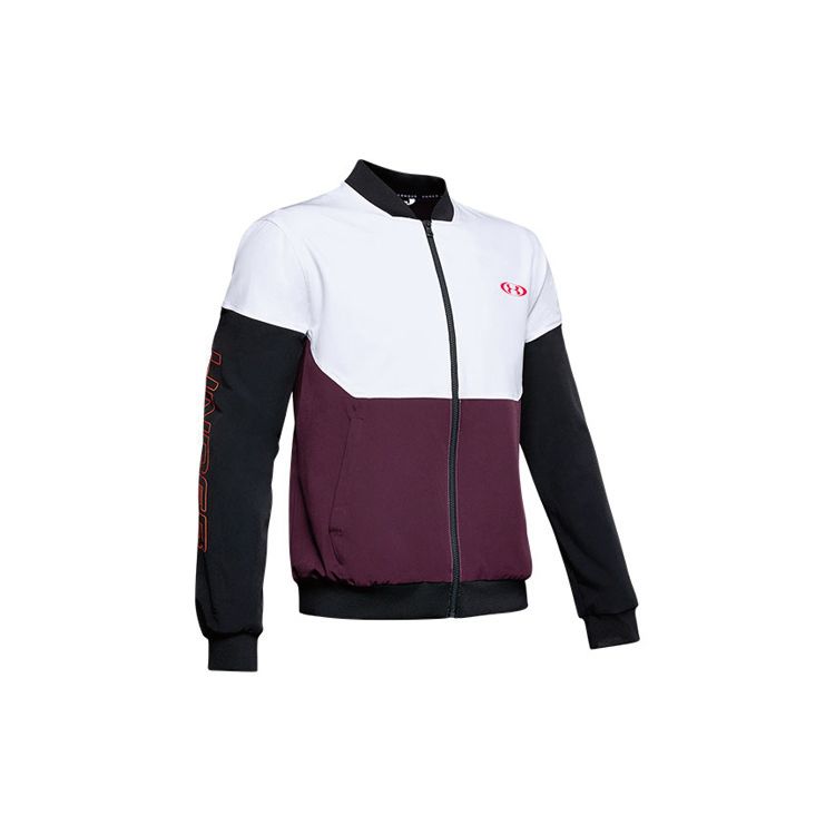 

Under Armour Colorblock Letter Logo Jacket Men Jackets White 1345565-100
