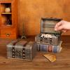 Vintage Wooden Jewelry Box For Necklaces Earrings And Accessories Personalized Storage Gift Box Decorative Packaging Box