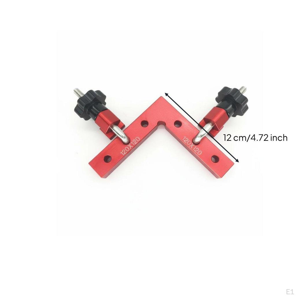 Aluminum Alloy Angle Clamp Metric and Customary Scale 90 Degree Positioning Square Rust Resistant