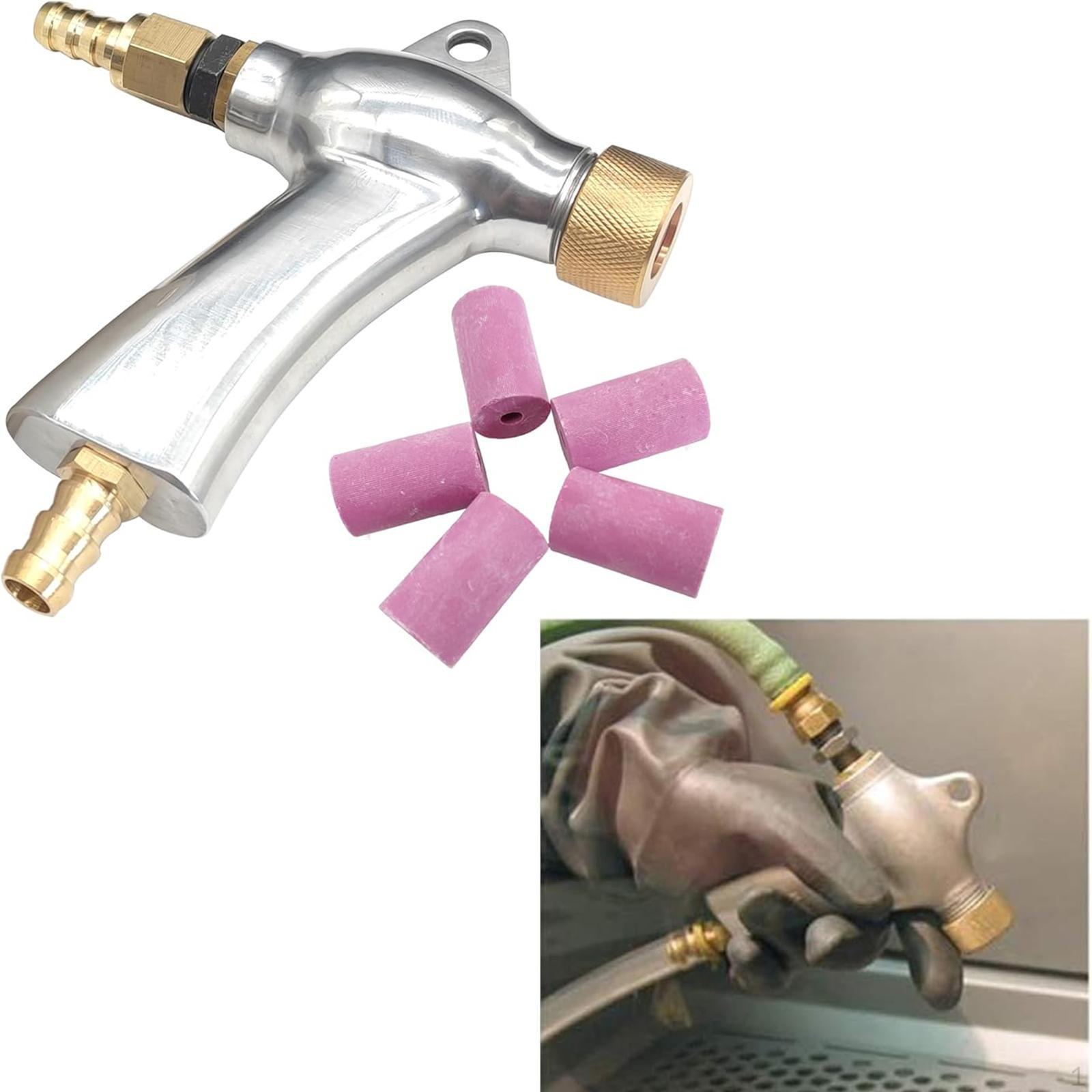 

Sand Kit with Ceramic Nozzle Aluminum Alloy Versatile for Sandblast Cabinets Derusting Paint