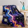 Galaxy Cosmic Stars and Nebula Pattern Decorative Area blanket blanket blanket, suitable for use in the bedroom, living room, on the sofa