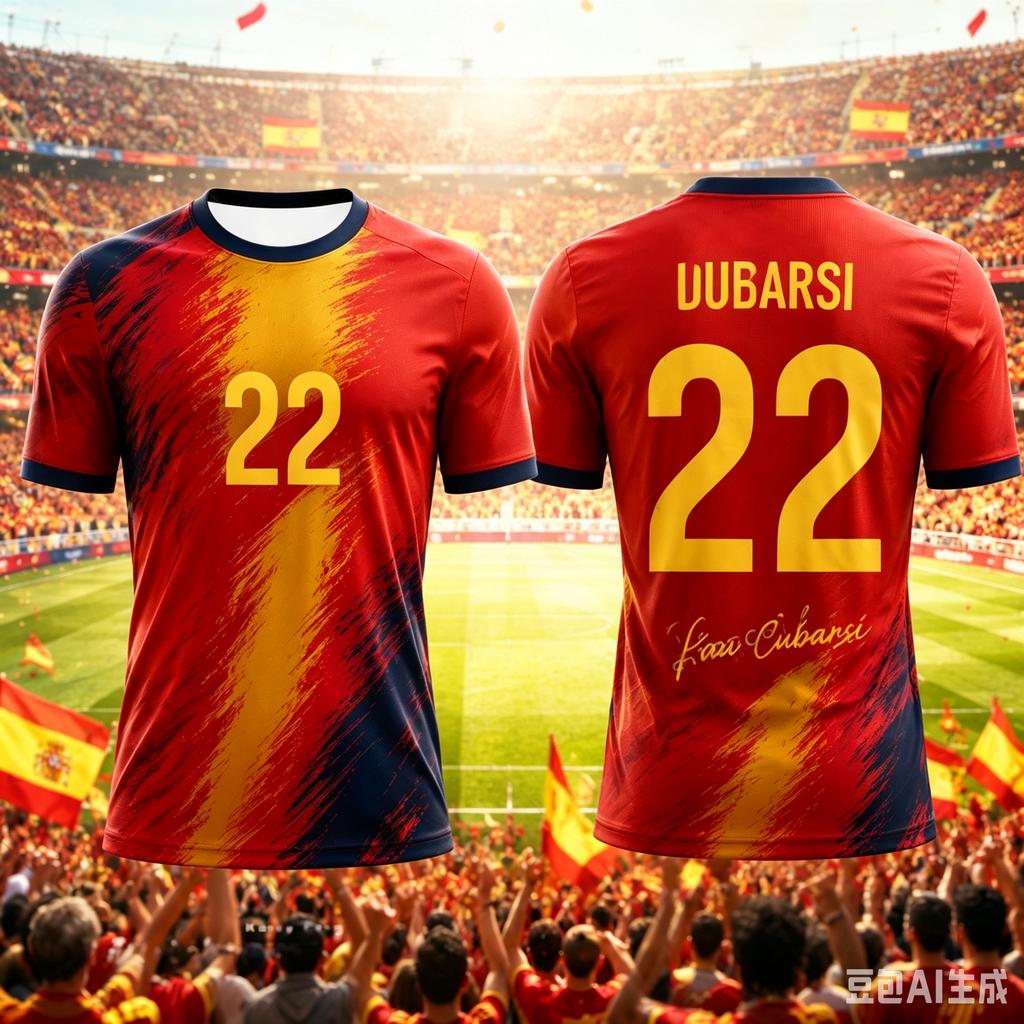 2026 New Hot Sale Spain Football Jersey Fan Collection Edition Breathable Quick Dry Casual Sportswear Men Women Family Kids Tees