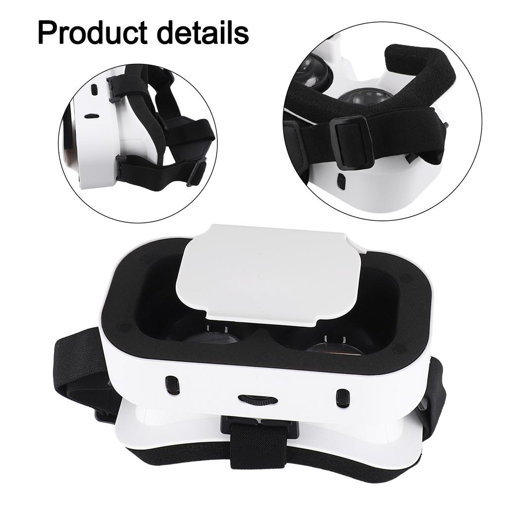 3D VR Headset For IPhone And Device With Adjustable Focal Distance Immersive Virtual Reality Glasses For 4.7 To 6.5 Inch