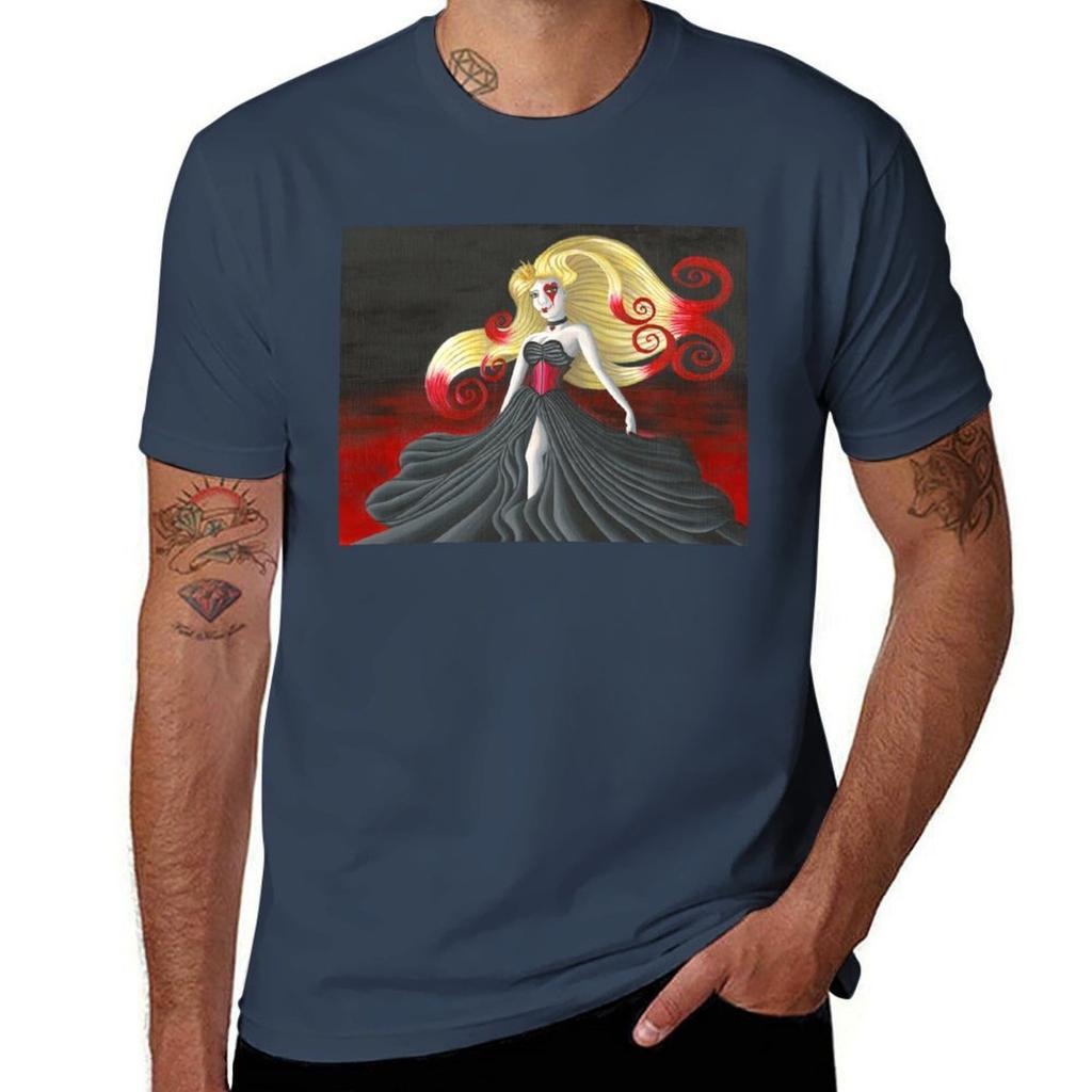 The Queen Of Hearts Tshirt Fashion Casual Short Sleeve Top Tshirt