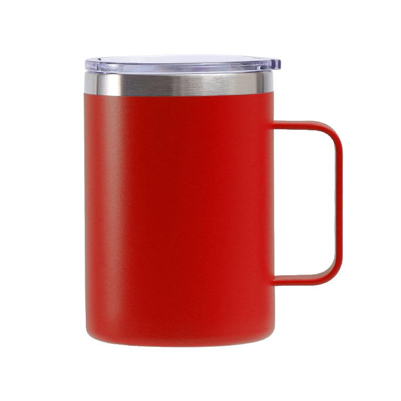 Exclusive For 16Oz Handle Cup 304 Stainless Steel Office Cup, Color Spray Coffee Cup