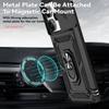 Suitable for Xiaomi Redmi Note 10 11 13 14 Pro Phone Case Car Magnetic Ring Bracket Sliding Camera Lens Armor Shockproof Case