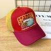American Retro Baseball Cap Mesh Breathable UPF50+ Unisex Hip Hop Streetwear Adjustable Vintage Sun Hat