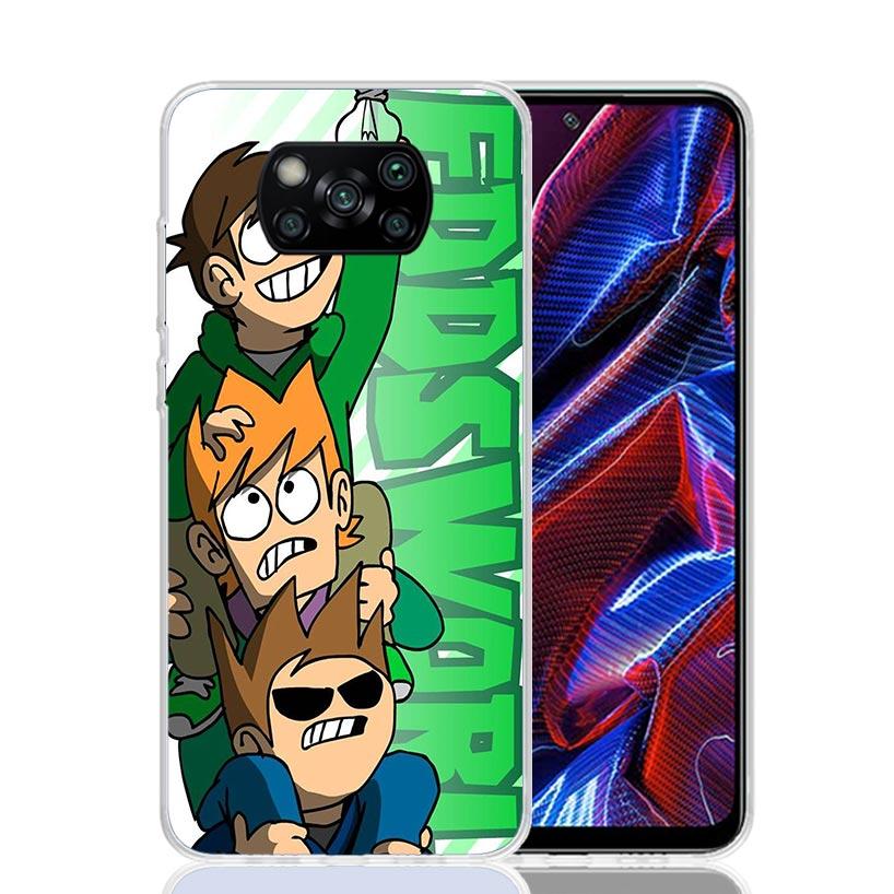Anime Cartoon Eddsworld Phone Case For Xiaomi Poco F7 Ultra X7 X6 Pro X5 Redmi 15 15C 13 13C 12 12C 10 10A 10C 9 9A 9C 9T Shell
