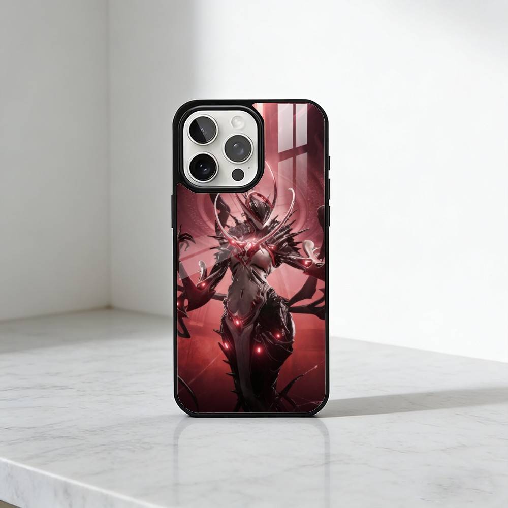 Cool Mecha Warframe Game Printing Phone Case For iPhone17,16,15,14,13 Plus,Pro Max Magnetic For Magsafe Wireless Charging