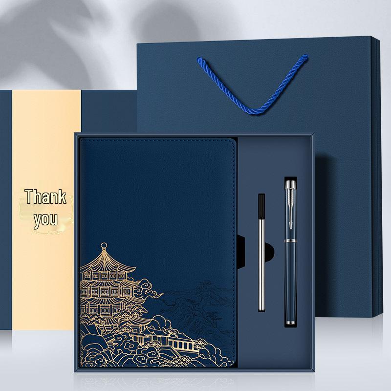 Custom Logo A5 Notebook Gift Set: Cultural & Creative Design with Thermos Cup