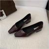 New Genuine Leather Multi-color Low-heeled Women's Shoes Round Toe Flats Bottom Shallow Cut Single Shoe Casual Versatile Loafers