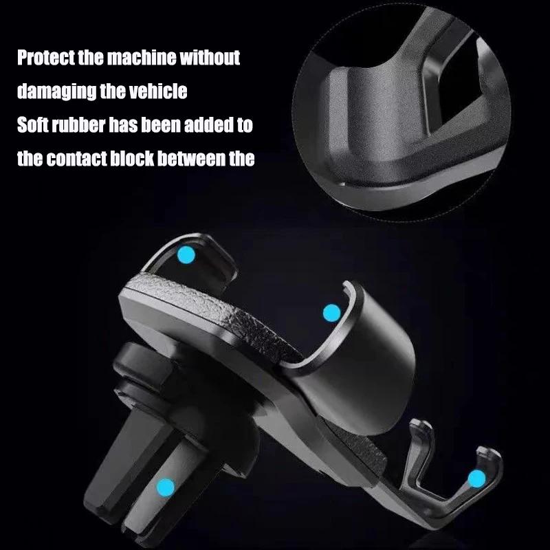 Gravity Car Phone Holder GPS Stand Tools Air Outlet Clip For Ford S MAX Ranger Focus Fiesta Mondeo Kuga Mustang Escort KA Ranger ASW1