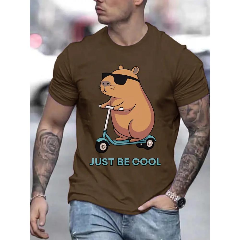 Dolphin pattern T-shirt for men and women 3D printed fashionable and cute short sleeved top