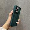Applicable To iPhone17promax Lens Holder, Mobile Phone Case, Apple 16 Magnetic Suction, Heat Dissipation, Breathable Mesh Protective Case.