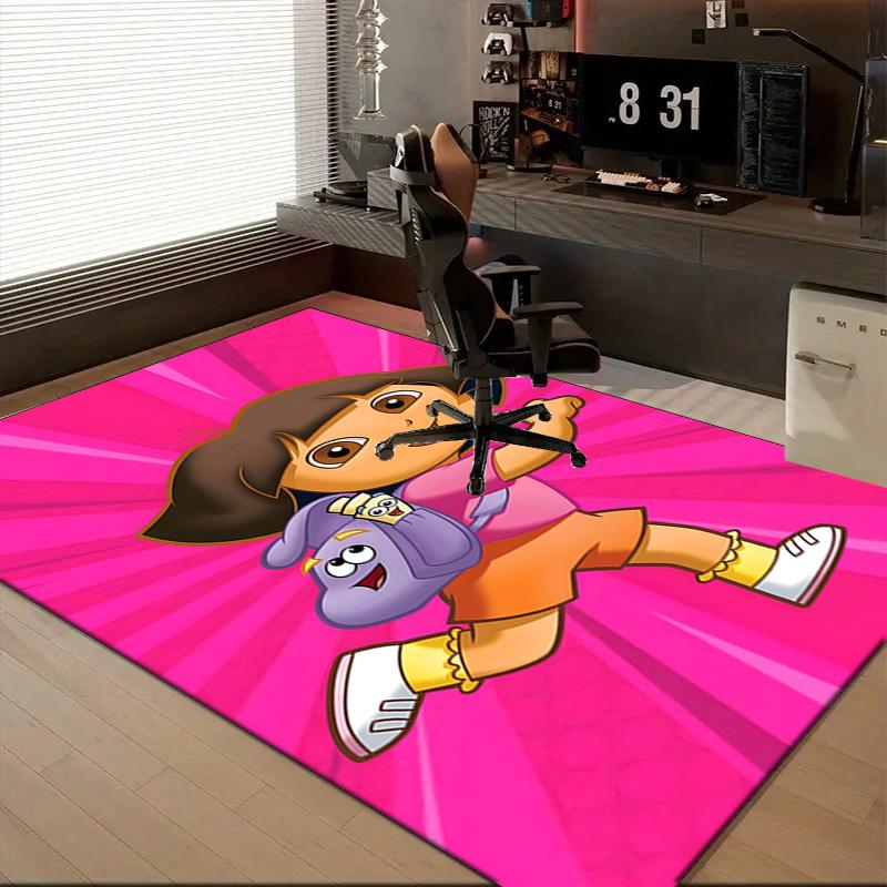 1PC Cartoon Do-ra Rug for Livingroom,Bedroom, Palyroom, Chair Rug, Area rug, Game Carpet, Large Size Rug Fan Christmas gift