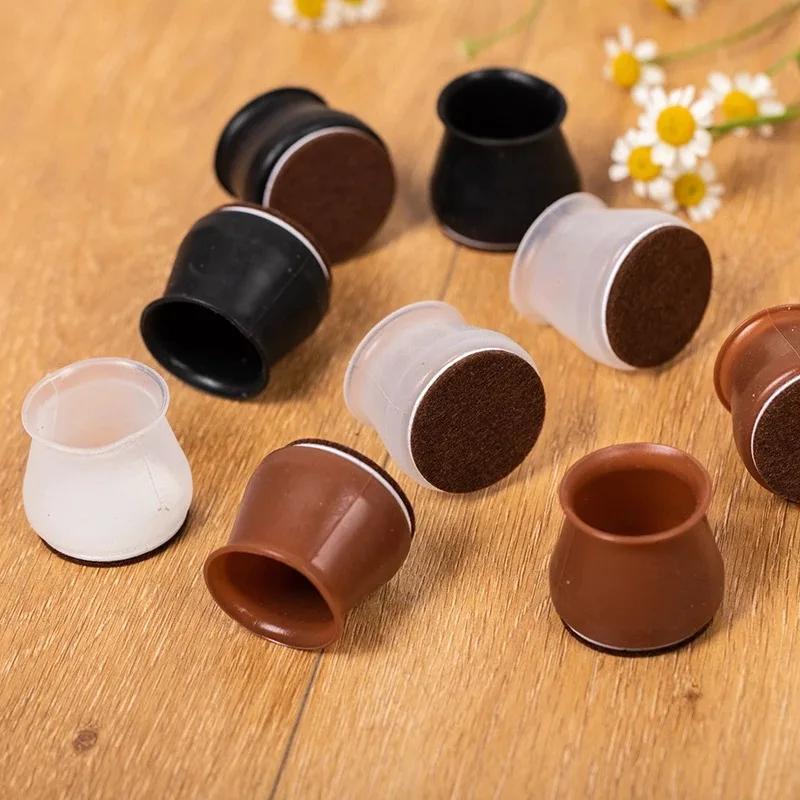 16 buc Capace pentru picioare de scaune din silicon Tampoane de protecție pentru picioare Mobilier Huse de masă șosete dopuri Acoperire pentru mobilier Picioare de nivelare Decor acasă