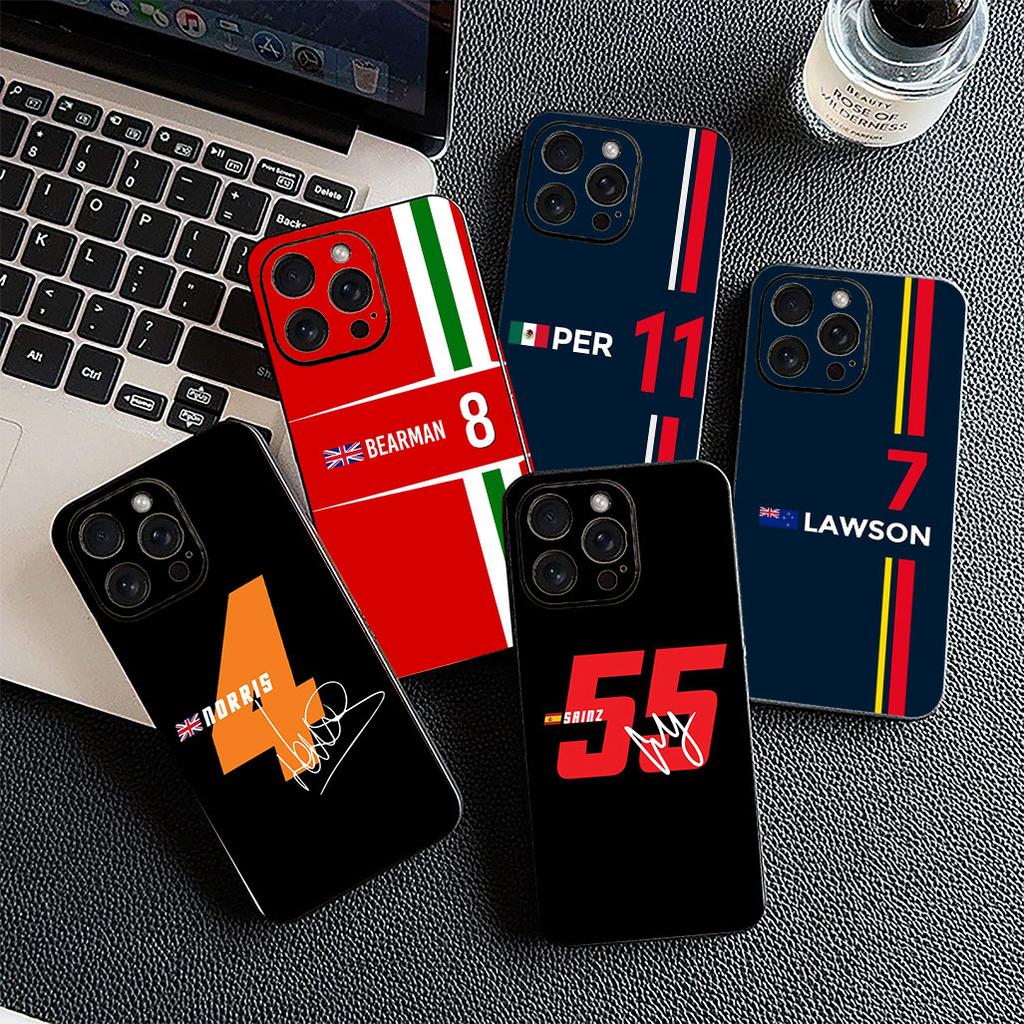 for Samsung Galaxy A35 A36 A55 A26 A05 A06 A14 A50 A51 A53 A54 A12 A13 A23 Case f-Formulas 1 F1s Racing No 11 4 44 16 7 8 55