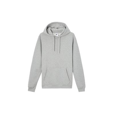 Solid Color Sport Casual Pullover Hoodie Men Tops Gray BV6166-063