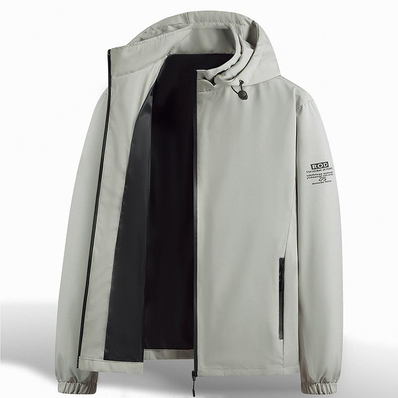 Jacket Men's Hooded Spring Outfit New Style Men's Korean Slim Youth Versatile Casual Top Jacket