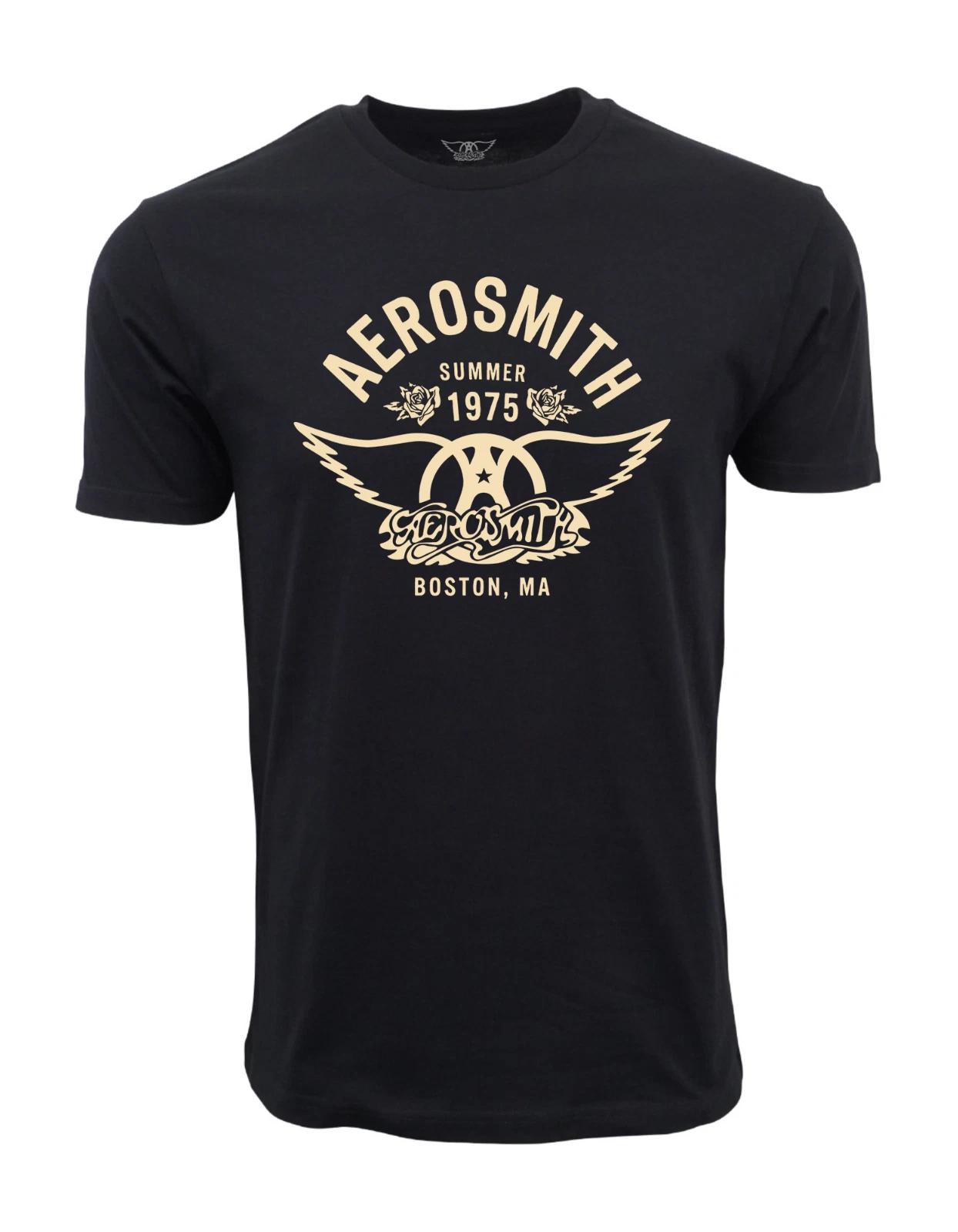 Unisex Adult Casual Graphic Aerosmith Established Graphic T shirt T... S