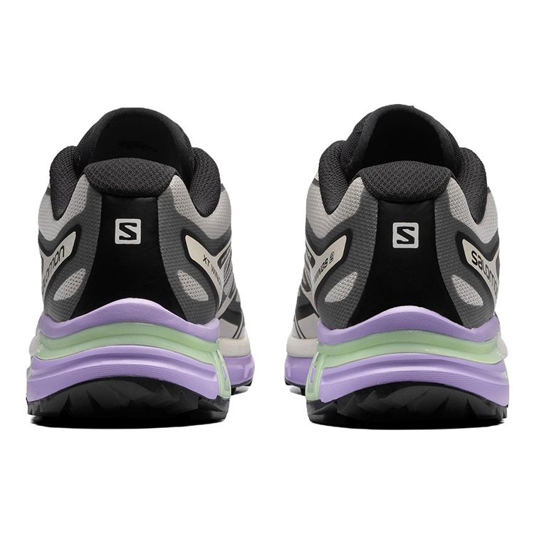 SALOMON Xt-Wings 2 Comfortable Fabric Durable Low-Top Casual Running Shoes Unisex Sneakers Beige Black Purple 414683