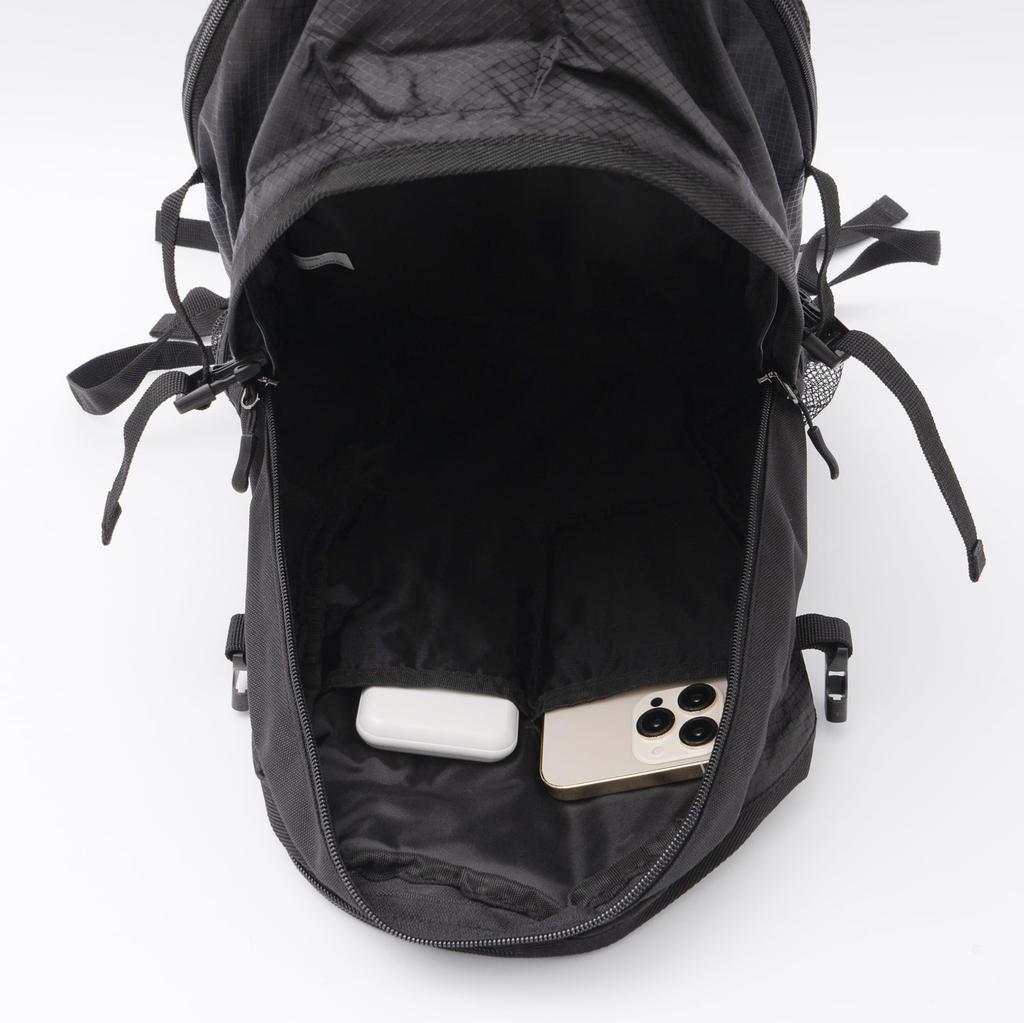 Logo Spark Reflective Daypack, Gray, Medium, Medium Size Backpack