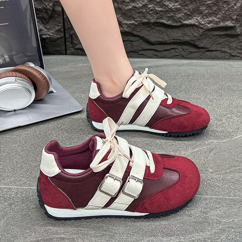 Fashion Women's Sneaker Women's Sports Shoes Autumn 2025 Flats Platform Woman Shoes Casual Walking Comfortable Lace Up Zapatos De Mujer