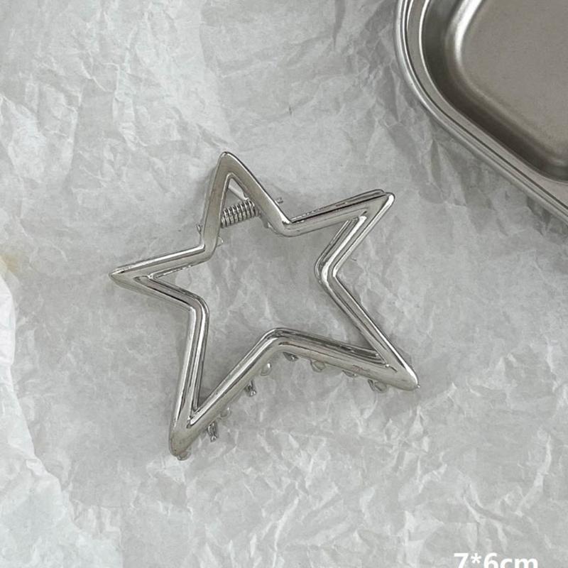 Stylish Hair Clip Claw Fashion Hair Accessory Trendy Star Shape Headwear Easy to Use for Adding Charm to Any Outfit