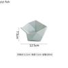 Irregular Ceramic Origami Bowl Seasoning Bowl Dessert Bowl Snack Bowls Appetizer Bowls Molecular Cuisine Specialty Tableware